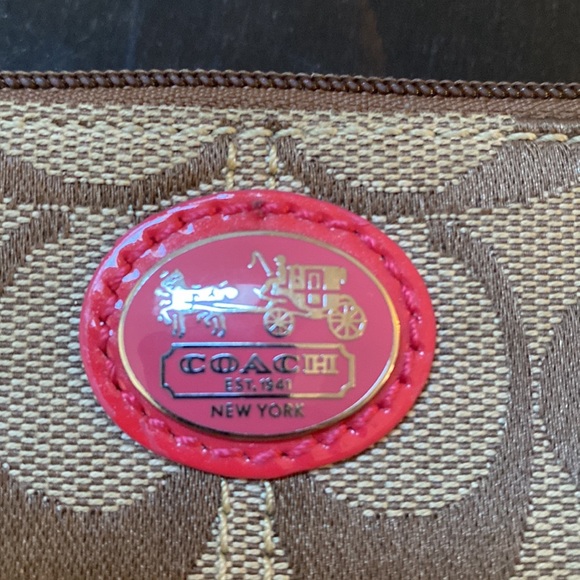 Pink Coach Wristlet Wallet - Picture 7 of 7